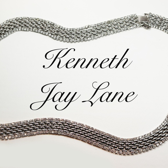 VINTAGE 'Cafe Society' Parure by Kenneth Jay Lane - Picture 8 of 8